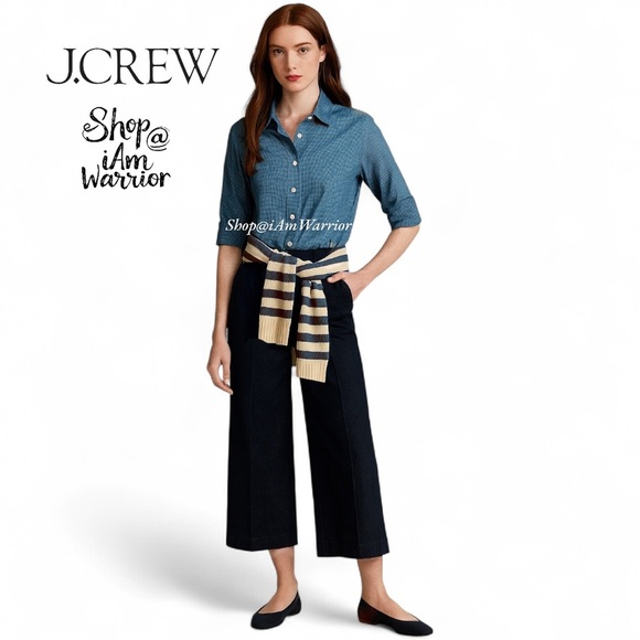 Thomas Mason for J.Crew blue micro-check buttondown shirt *shop@iamwarrior - Picture 1 of 9